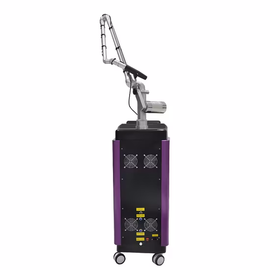 Détatouage au laser picoseconde Style vertical 755nm, 1064nm, 532nm Q Switched Laser Machine