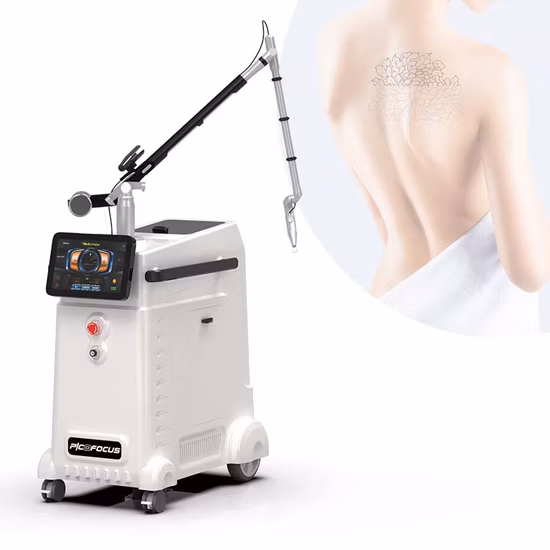 Q-Switched ND YAG Laser Tattoo Removal Beijing Dispositif de blanchiment de la peau